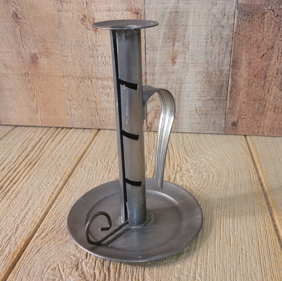 Tin Ware - Adjustable Metal Candle Holder - Picture 9 of 13